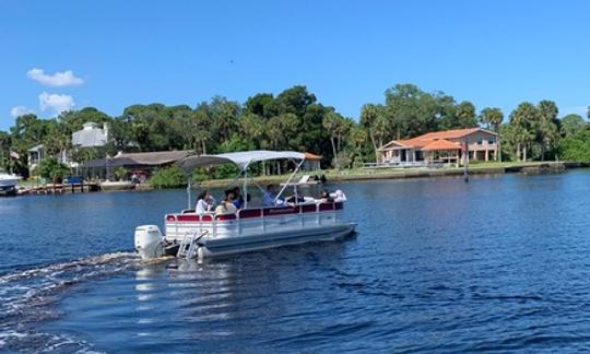 ''Toony'' Berkshire CTS 3.0 Pontoon Rental in Tampa, Florida