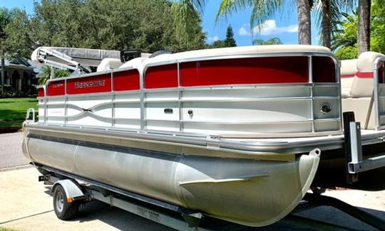 ''Toony'' Berkshire CTS 3.0 Pontoon Rental in Tampa, Florida