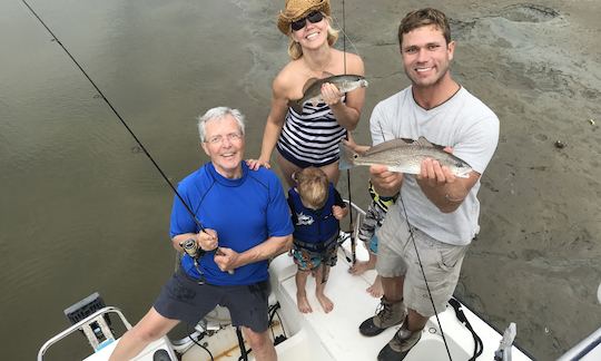 22' Mako Center Console for Fishing and Day Trips in Folly Beach