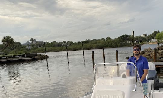 Pêche 🐠 et divertissement 🍾 Bateau à console centrale St. Augustine