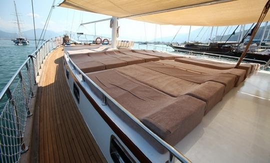 Sailing Charter 101ft Gulet with Captain and Crew in Fethiye, Turkey