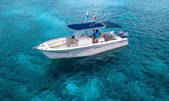 Grady White 30’ Center Console Visit el Cielo Cozumel. 10 passengers