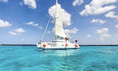 Visit Isla Pasión in 45ft Lagoon Catamarán tour. (Shared tour)