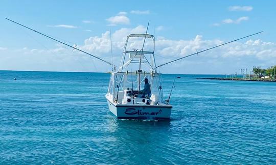 Barco de pesca em Bayahibe, República Dominicana!!