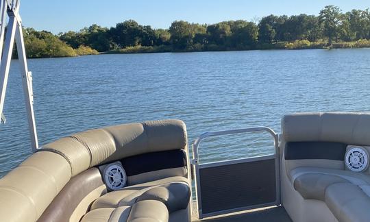 Ponton de 23 pieds pour bateaux de fête Cypress Cay sur le lac Lewisville, au Texas !