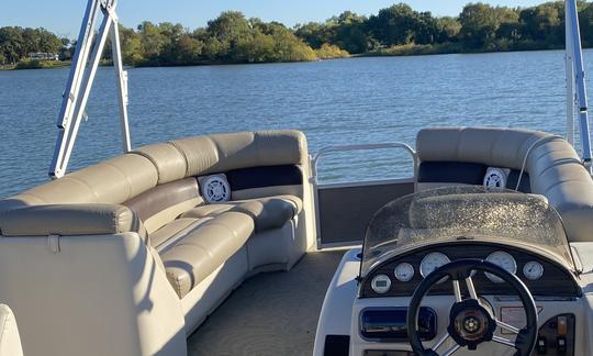 Ponton de 23 pieds pour bateaux de fête Cypress Cay sur le lac Lewisville, au Texas !