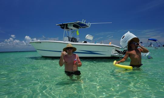 Crystal clear water awaits