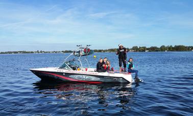 Wakeboarding Boat In Vinkeveen