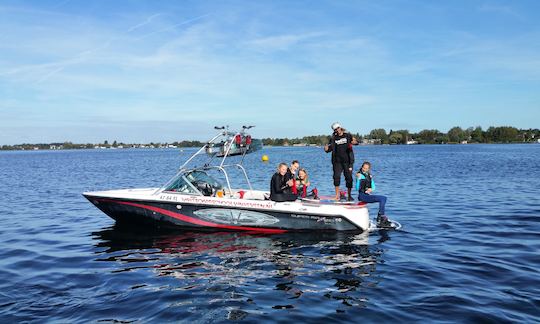 Wakeboarding Boat In Vinkeveen