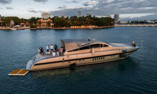 "Just For Fun" Leopard 92 Power Mega Yacht Rental in North Bay Village, Florida