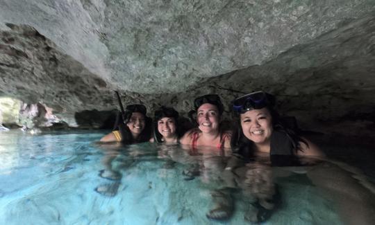 Cenotes en bicicleta y cocina al estilo maya en la Riviera Maya