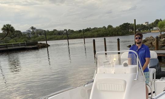 As clean as a boating experience can get! This pristine condition center console boat is ready for up to 6 guests to party all day on the water!