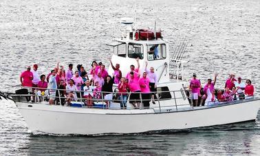 Profitez de la pêche sur un yacht de sport construit sur mesure à Atlantic City, dans le New Jersey