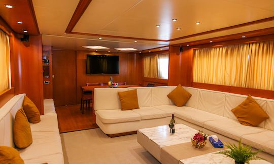 San Lorenzo 82' Mega Italian Luxury Yacht for Charter in Dubai