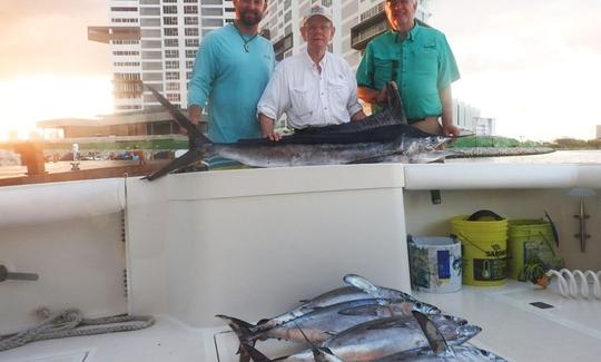 Carta de pesca em alto mar de Cabo em Cancún Isla Mujeres