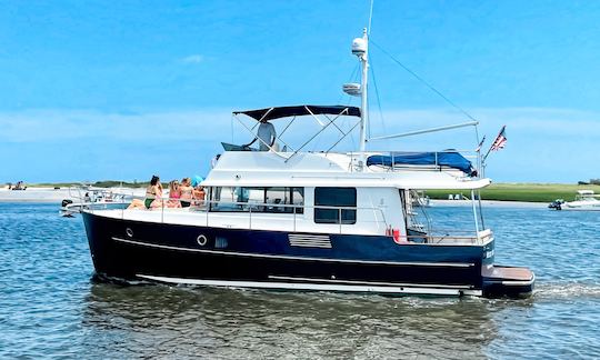 #1 RATED! Gorgeous 46Ft Yacht for Private Charter in Wrightsville Beach!