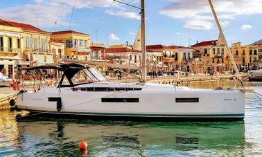 Rhodes: Rent Jeanneau 440 in mint condition for the ultimate holiday sail 