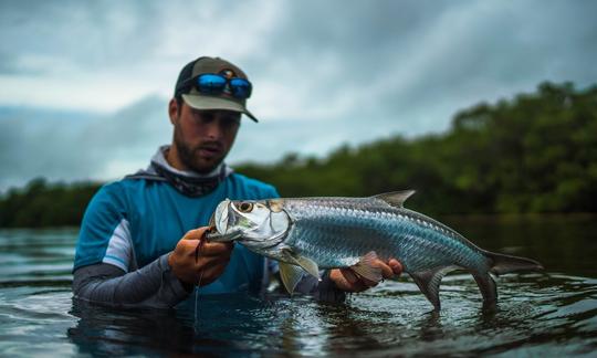 Pêche à plat pour 2 personnes à San Pedro, Belize