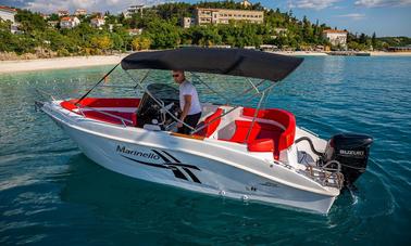 Marinello Elena 650 Deck Boat for Rent in Croatia