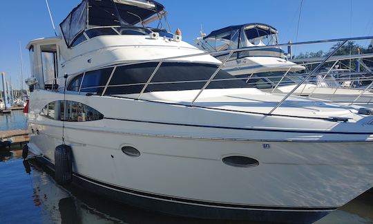 Yate a motor Carver de 42' en alquiler en Seabrook, Kemah, League City Clear Lake