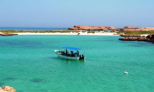 Dimaniyat island from Muscat