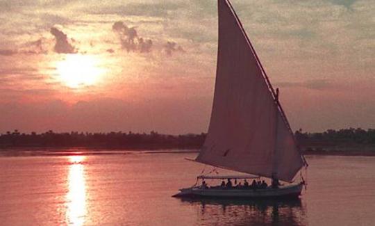 Wooden Felluca 32' Sailing Boat Rental in Maadi, Cairo