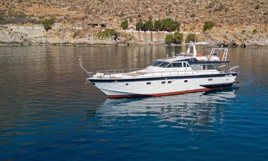 Private Cruise On 62' Power Mega Yacht In Kissamos, Greece, Gravousa & Balos