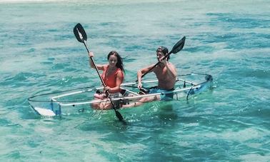 Increíble kayak transparente para 2 personas en alquiler en Panama City Beach