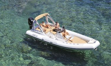 Sacs Dream Lux 25' RIB Boat for Charter in Spain