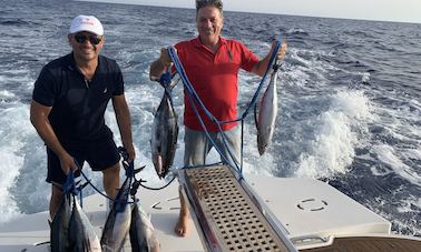 Fishing & Explore Limassol, Tuna Fishing, Cyprus by 425' Sea Ray Windtech Fishing