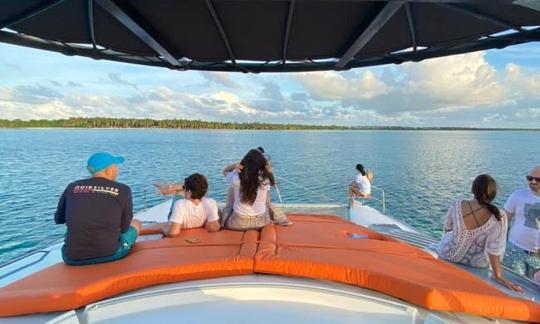 Visite a Ilha Saona e a Natural alugando nosso catamarã de cruzeiro de 44 pés.