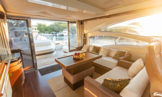 Sleek Sports Yacht with Gourmet Lunch & Open Bar