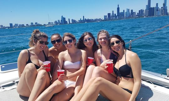 O maior catamarã fretado de Chicago!