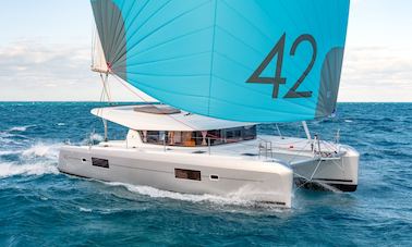 Lagoon 42 (Silence) Sailing Catamaran for charter in Volos