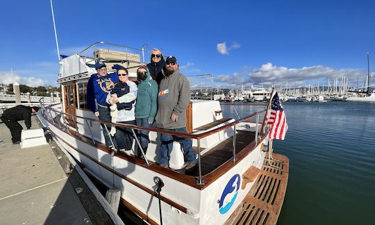 35' CHB Trawler boat for rent on SF Bay