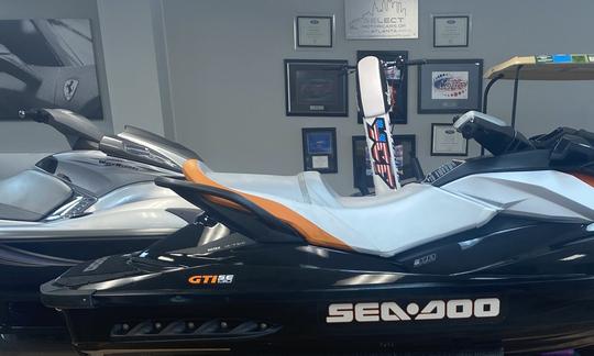 Diversión bajo el sol 🏝 en la moto acuática Sea doo GTI 130 (Lake Allatoona) ☀️ 🏖