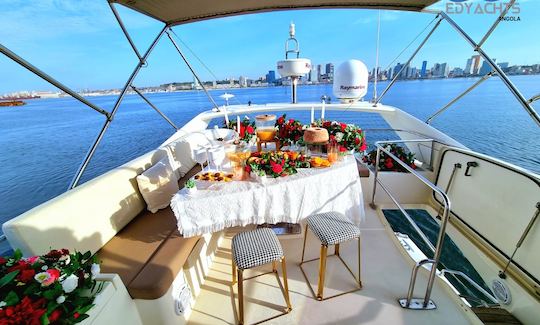 Location d'un magnifique méga-yacht Prestige 500 Power à Luanda, en Angola