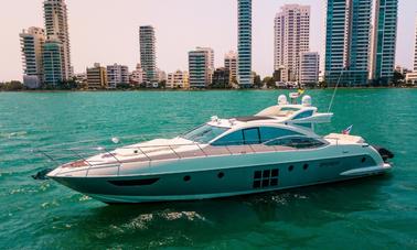 Louez ce magnifique yacht à moteur Azimut 62s 