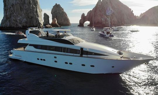 Luxury 97ft Mega Yacht Charter in Cabo San Lucas!