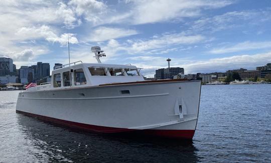 Fully Restored Classic Beauty 48ft Huckins Fairform Flyer Motor Yacht