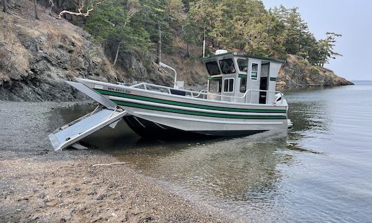 Book the San Juan Island Tours Aboard Custom Landing Craft with Us!