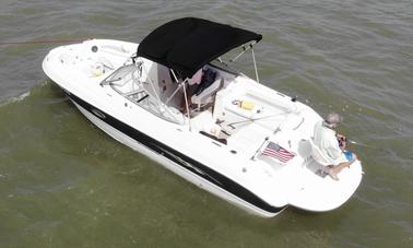 Large 25’ Stingray Deck/Ski/Wake Boat on Lake Conroe, Texas