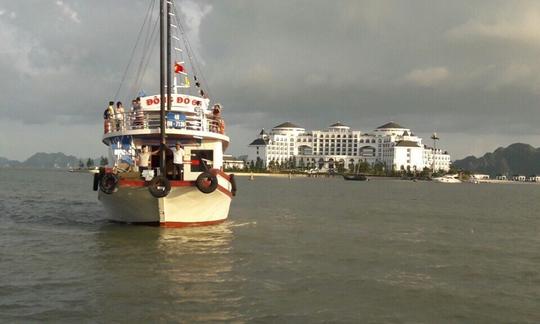 Excursion d'une journée à Halong à bord d'un bateau fluvial traditionnel à Halong