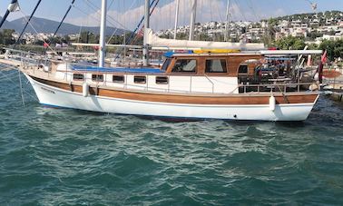 2 Cabin Gulet Private Charter for Daily Boat Trip in Bodrum, Muğla