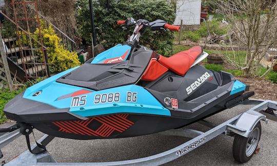 Sea-Doo Spark Trixx, 2 seater on trailer in Haverhill, MA (delivery available*)