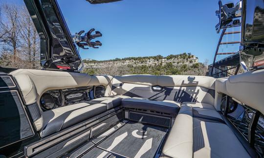 Luxury Surf Boat on Lake Austin