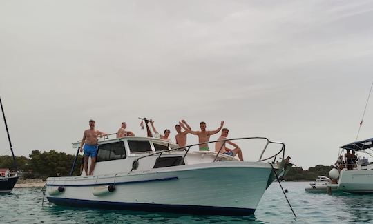 Blue Lagoon and Šolta island with a Traditional Woodenboat