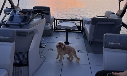 Sea-doo Switch Pontoon Winter Haven Chain Of Lakes In Central Florida