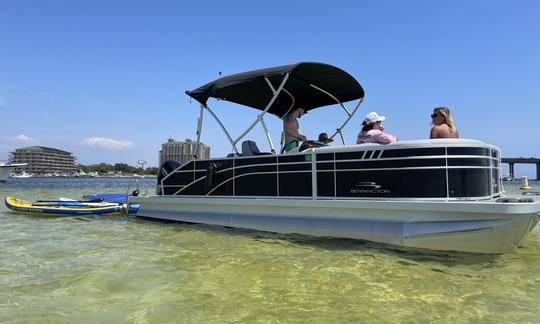 Bennington 22ft Pontoon Rental in Destin, Florida