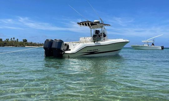 Beach Fun in a 25' Center Console